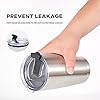 Stainless Steel Tumbler 20 Oz, Coffee Cup, Double Wall Tumbler Travel Mug w/ Lid & Straws, keeps the Drinks Cold or Hot for Hours
