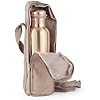 Pure Copper Bottle with Jute Bag, Solid Copper Handcrafted Hammered Bottle, Capacity 34 Oz/1000 ml Copper Bottle for Home, Office, Hotel and Gifting