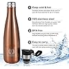 Stainless Steel Vacuum Insulated 25 Oz Bottle, Flask Sports Water Bottle, Thermos Bottle, Double Walled Insulation that keeps the drink Cold or Hot up to 24 hours