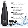 Stainless Steel Vacuum Insulated 25 Oz Bottle, Flask Sports Water Bottle, Thermos Bottle, Double Walled Insulation that keeps the drink Cold or Hot up to 24 hours